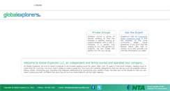 Desktop Screenshot of globalexplorersonline.com